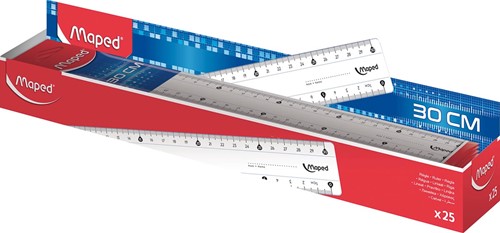 Maped lat Essentials 146 30 cm eco - dubbele graduatie-3
