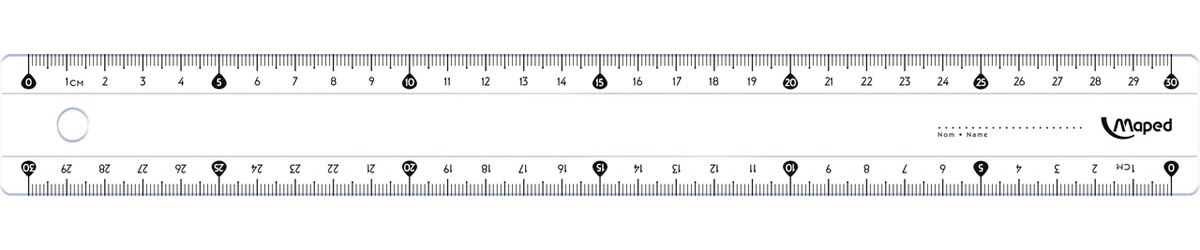 Maped lat Essentials 146 30 cm eco - dubbele graduatie