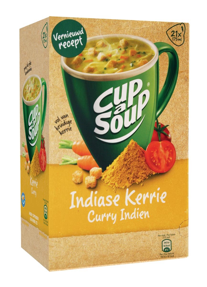 Cup A Soup Indiase Kerrie Pak Van 21 Zakjes huismerk kopen in de aanbieding