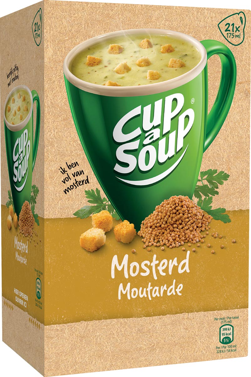 Cup-a-Soup mosterd, pak van 21 zakjes