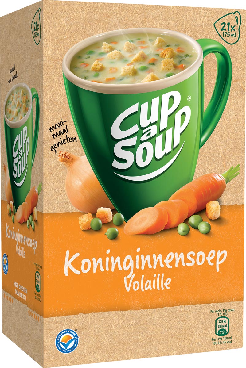 Cup-a-Soup koninginnen volaille, pak van 21 zakjes