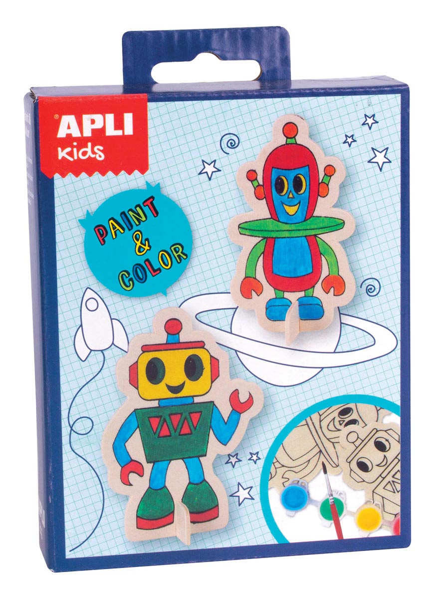 Apli Kids Mini Kit Paint Color Robot huismerk kopen in de aanbieding