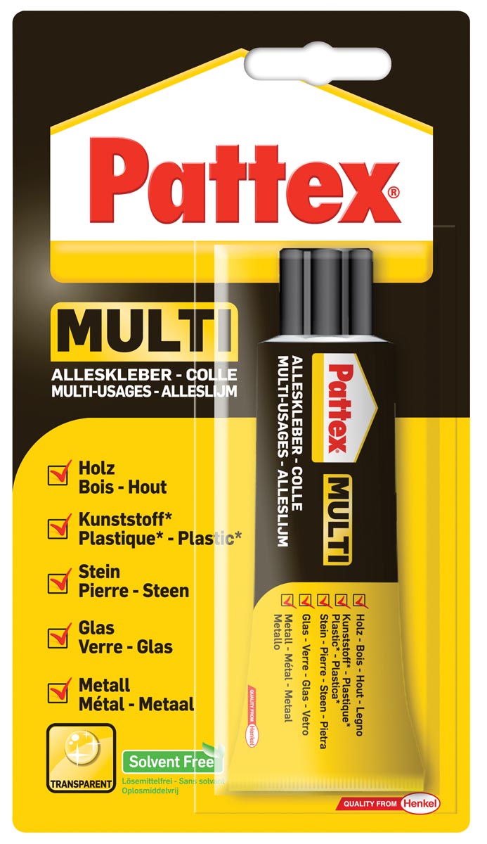 Pattex alleslijm Multi, tube van 50 g afbeelding