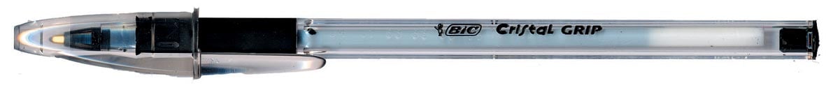 Bic balpen Cristal Grip zwart Bic balpen Cristal Grip zwart