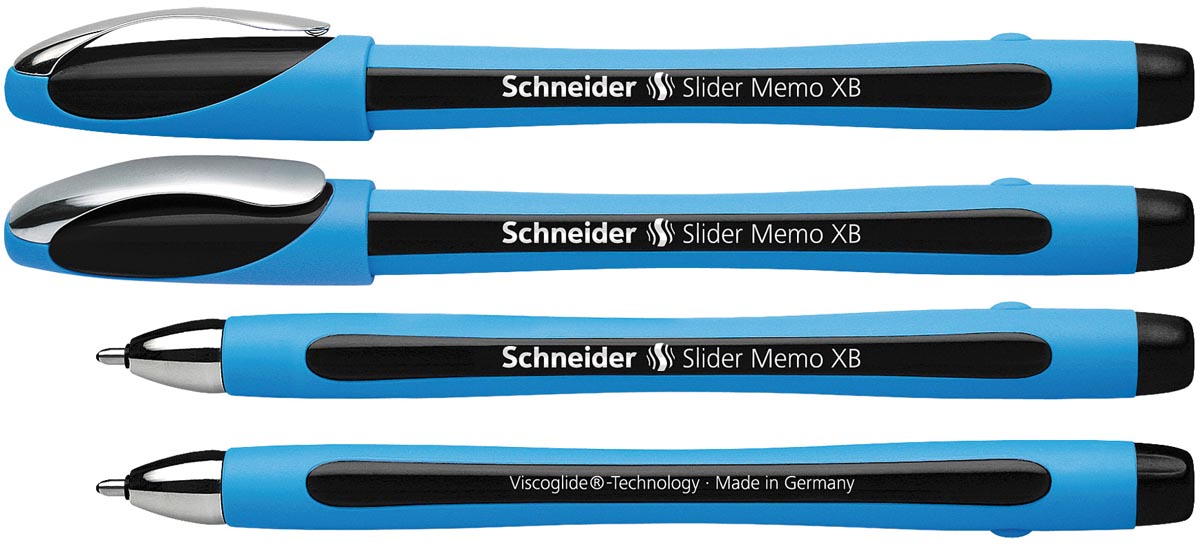 Schneider balpen Slider Memo, extra breed, zwart afbeelding