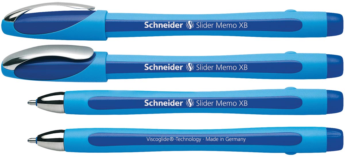 Schneider balpen Slider Memo, extra breed, blauw afbeelding