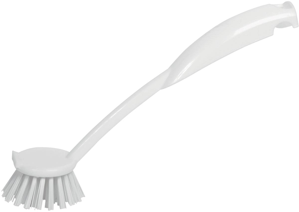 Afbeelding van Afwasborstel uit witte plastic, 23 cm