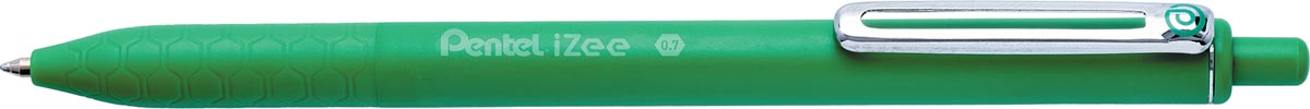 Pentel balpen iZee, intrekbaar, 0,7 mm, groen