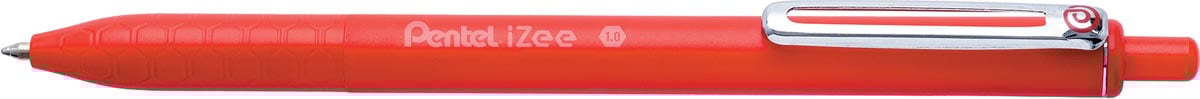 Pentel balpen iZee, intrekbaar, 1,0 mm, rood