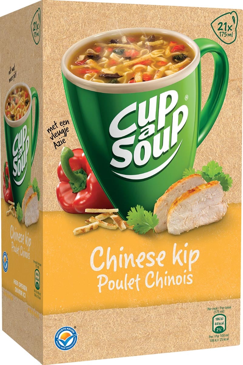 Cup-a-Soup Chinese kip, pak van 21 zakjes afbeelding