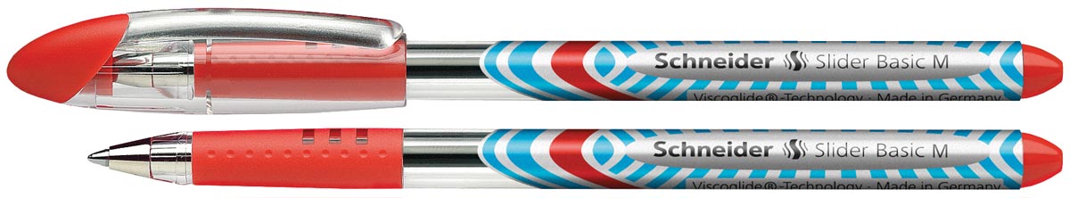 Schneider Balpen Slider schrijfbreedte 0,7 mm, rood