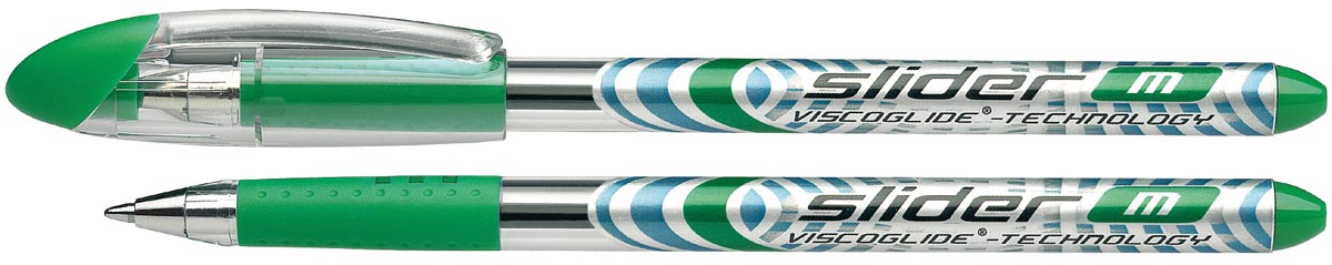 Schneider Balpen Slider schrijfbreedte 0,7 mm, groen