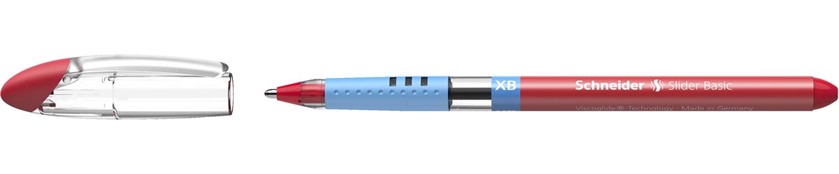 Schneider balpen Slider Basic, extra breed, rood afbeelding