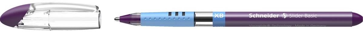 Stylos Bille Schneider Slider Memo XB - Lot De 10, Encre Violette, Pointe Extra Large Lot 10 Stylos Pointe Xb