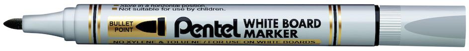 Pentel whiteboardmarker MW85, zwart afbeelding