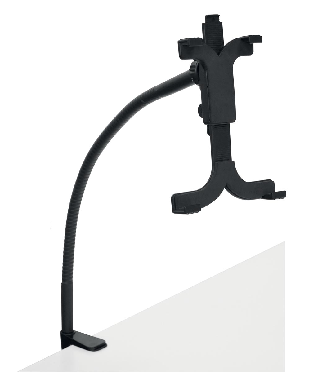 Desq tablet standaard met bureauklem, zwart