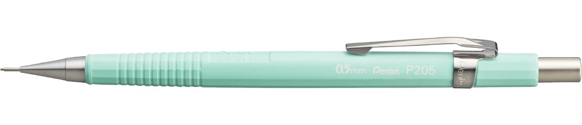Pentel vulpotlood voor potloodstiften: 0 5 mm pastel groene houder