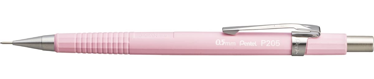 Pentel vulpotlood voor potloodstiften: 0 5 mm pastel roze houder