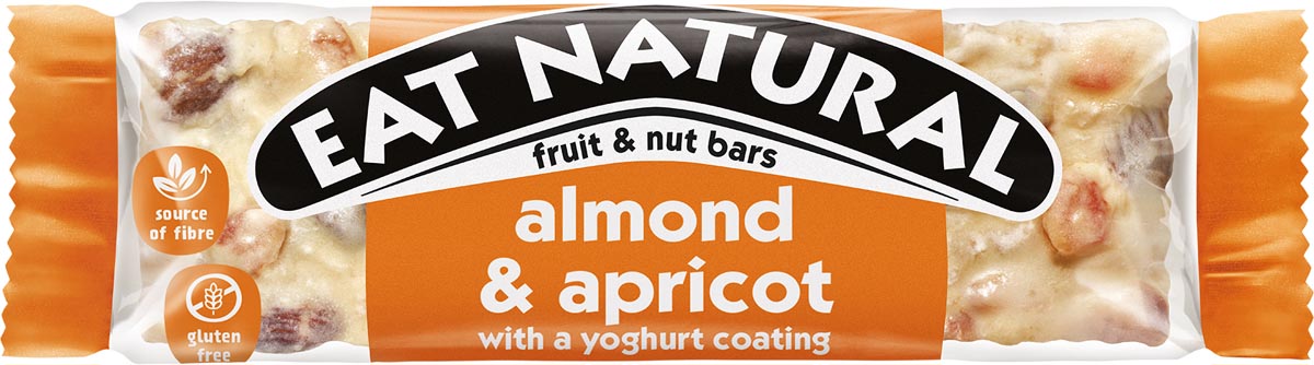 Eat Natuaral reep, amandel, abrikozen en yoghurt, 40g afbeelding