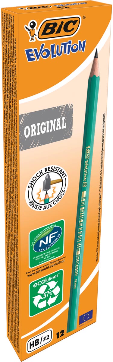 Conté potlood ECOlutions Evolution zonder gum, doos van 12 stuks afbeelding