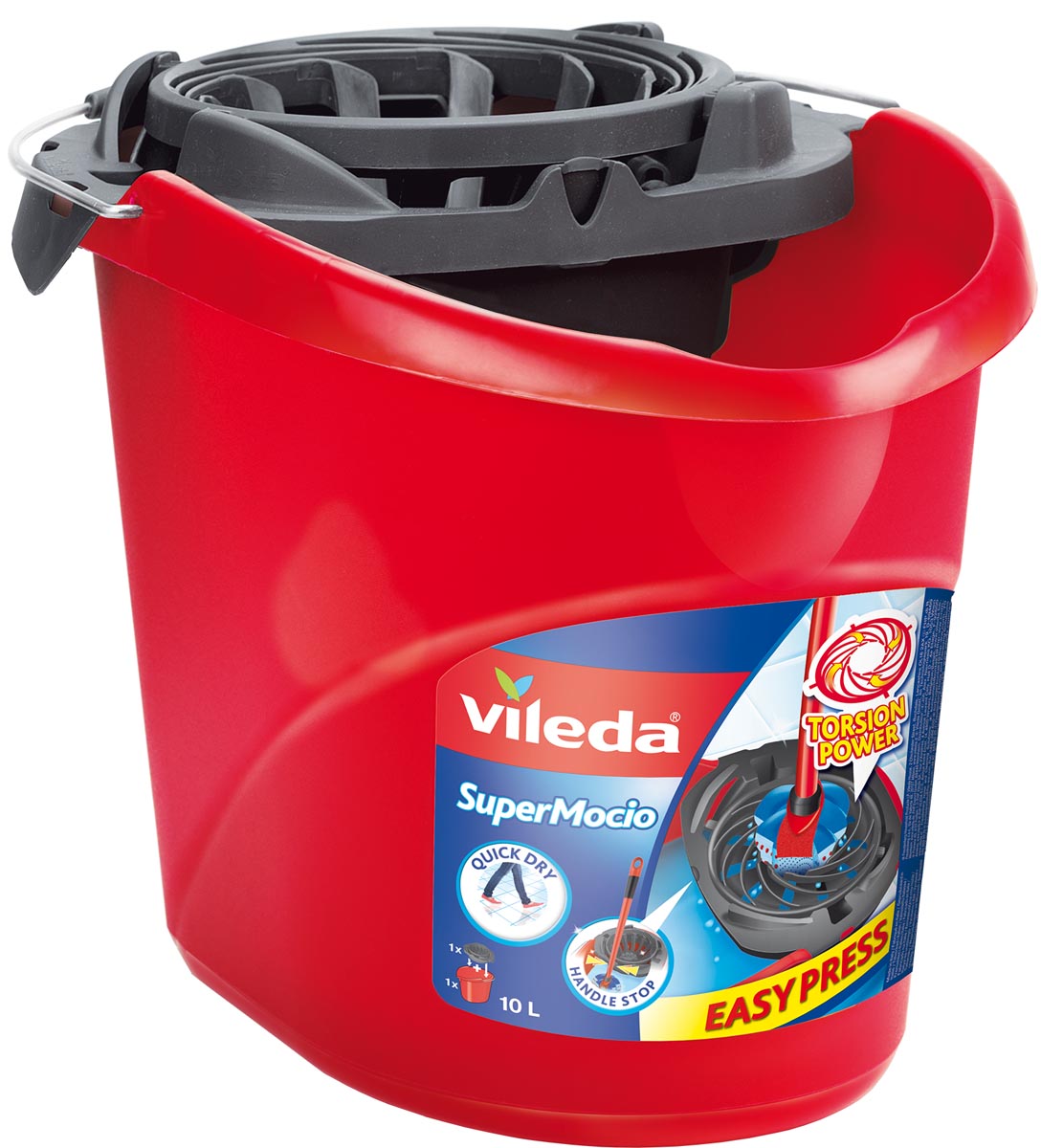 Vileda emmer Super Mocio, met pers