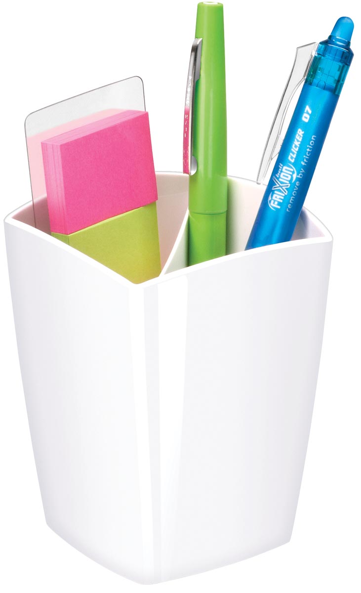 Gloss by CEP potloodbakje met 2 vakken, wit