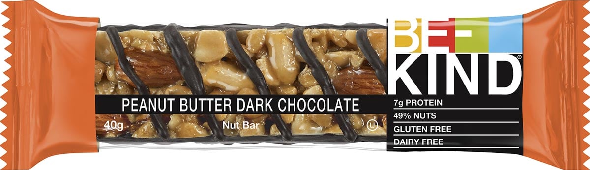 Be-Kind reep Peanut Butter Dark Chocolate, 40 g, pak van 12 stuks afbeelding