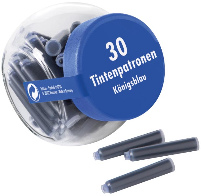 Pelikan inktpatroon 4001, bokaal met 30 stuks afbeelding
