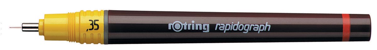 Rotring tekenpen Rapidograph 0,35 mm Rotring tekenpen Rapidograph 0,35 mm