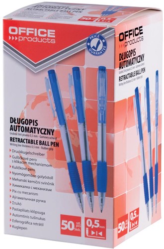 OFFICE products balpen 0,5 mm, blauw-2