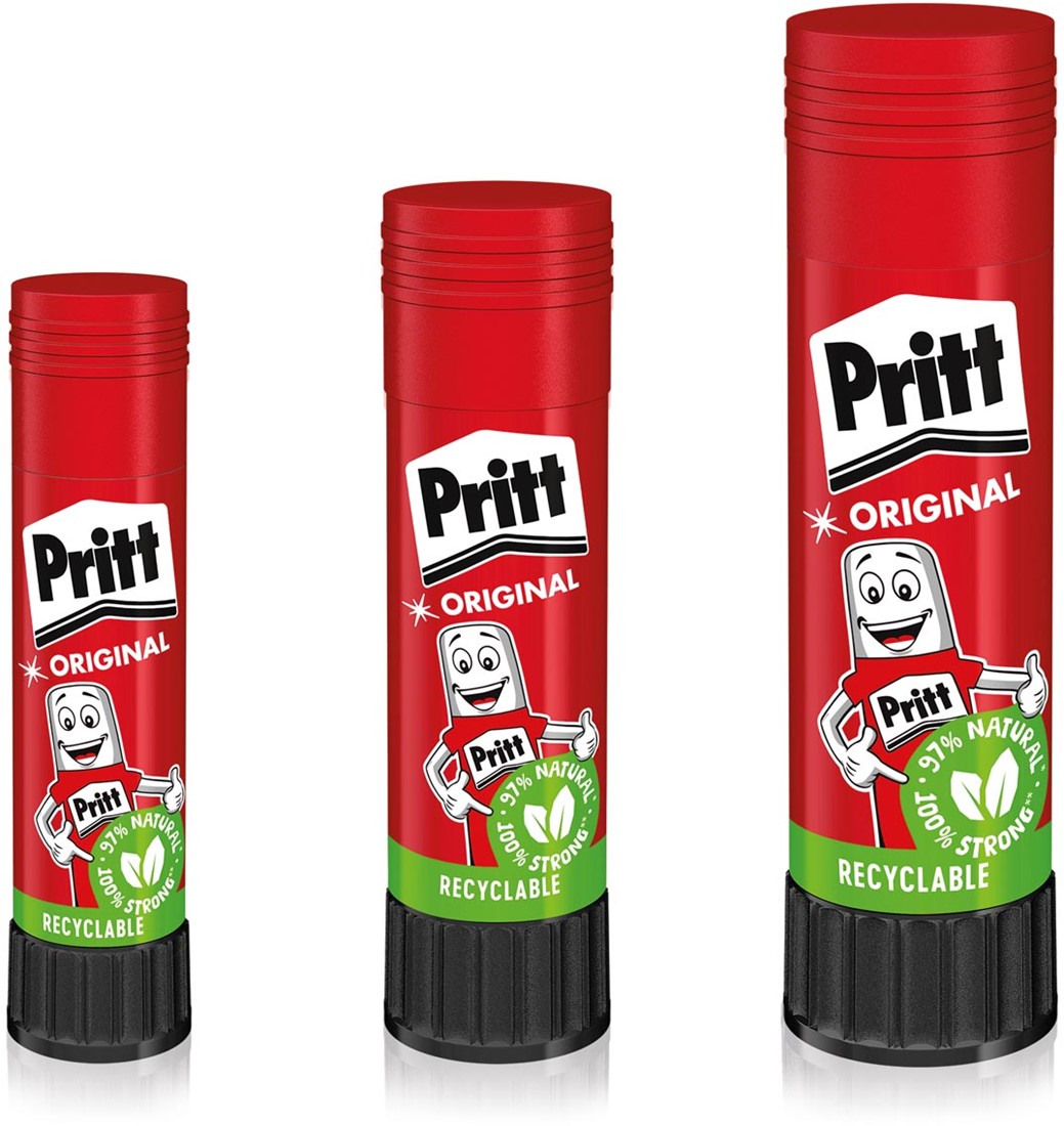 Pritt Bâton de colle BTS 2023, multipack, 3x 11 g + 1x 10 g