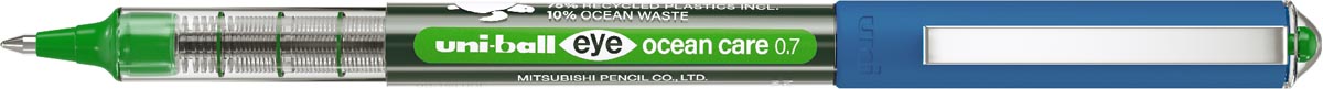 Uni-ball Eye roller Ocean Care, medium, groen afbeelding
