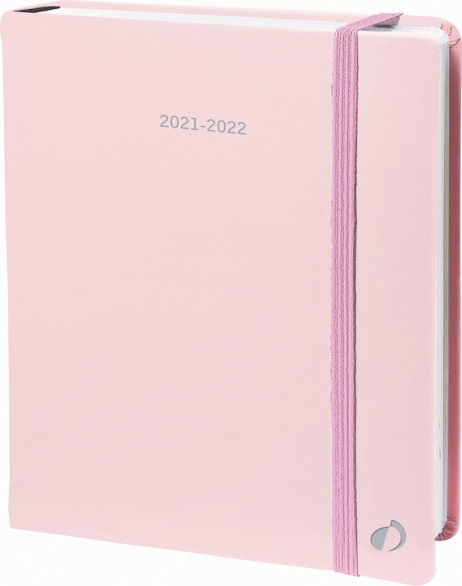 Quo Vadis kantooragenda Plan Day Pastel, pastelroze, 2022 Quo Vadis kantooragenda Plan Day Pastel, pastelroze, 2022