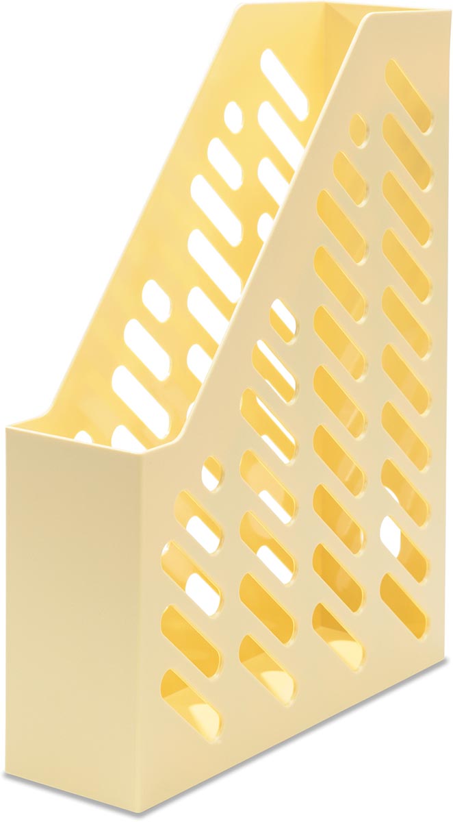 Han tijdschriftenhouder voor ft A4 C4 pastelgeel