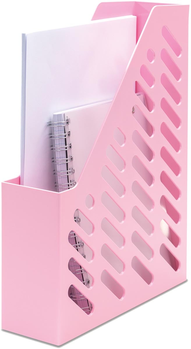 Han tijdschriftenhouder, voor ft A4/C4, pastelroze afbeelding