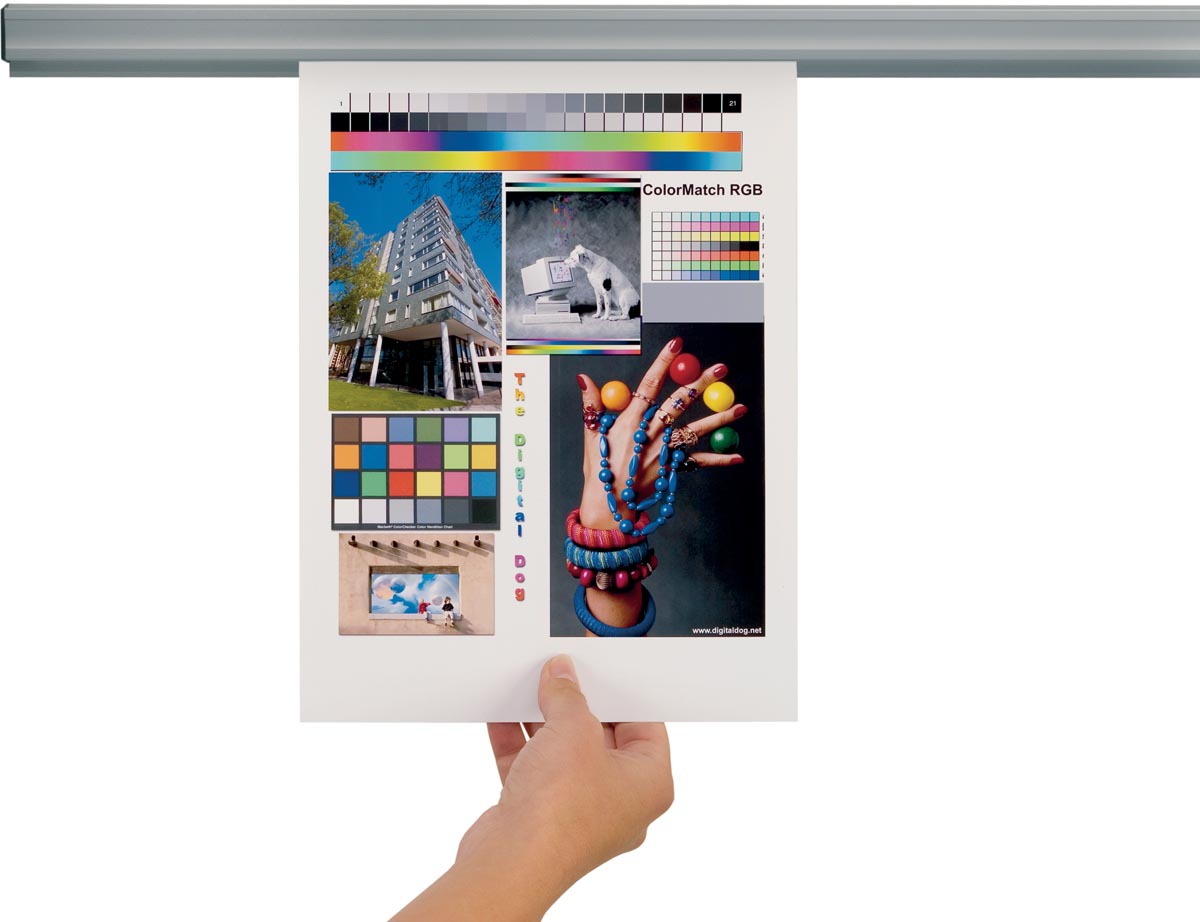 Jalema presentatiesysteem Grip, lengte: 120 cm, inclusief magneetbevestiging afbeelding