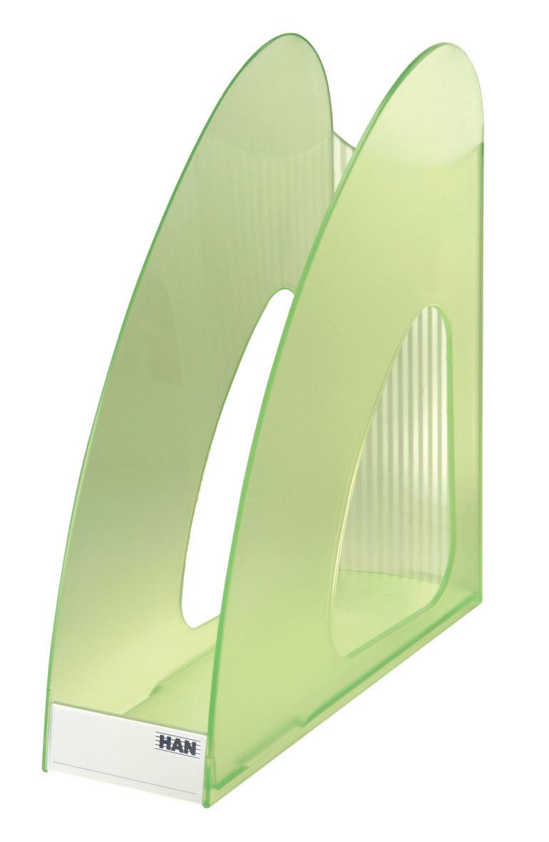 Han tijdschriftenhouder Twin transparant groen