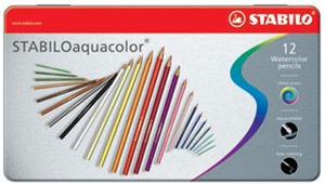 Crayons aquarellables