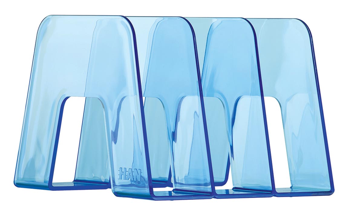 Han Boekensteun transparant blauw