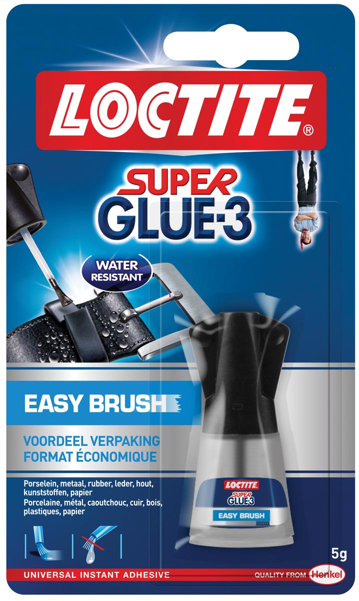 Loctite Secondelijm Super Glue Easy Brush afbeelding