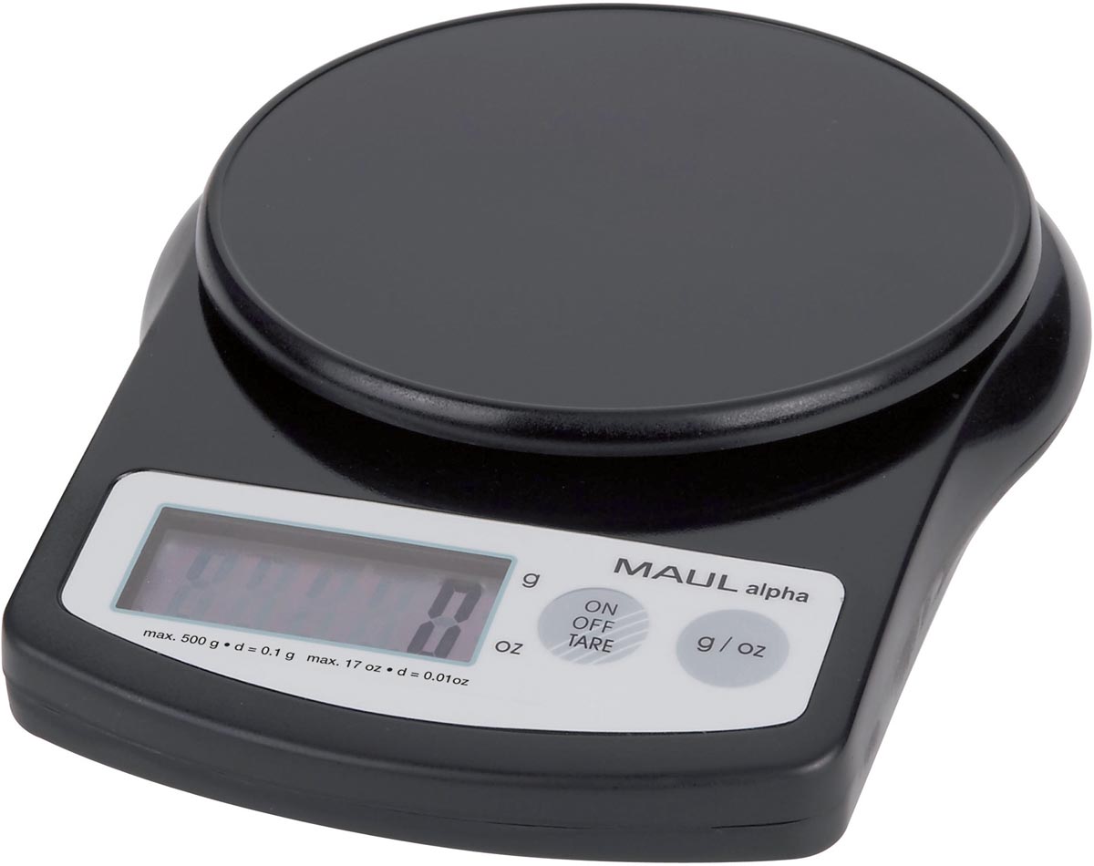 MAUL precisieweegschaal Alpha 500 gr. ( /0,1 gr) MAUL precisieweegschaal Alpha 500 gr. ( /0,1 gr)