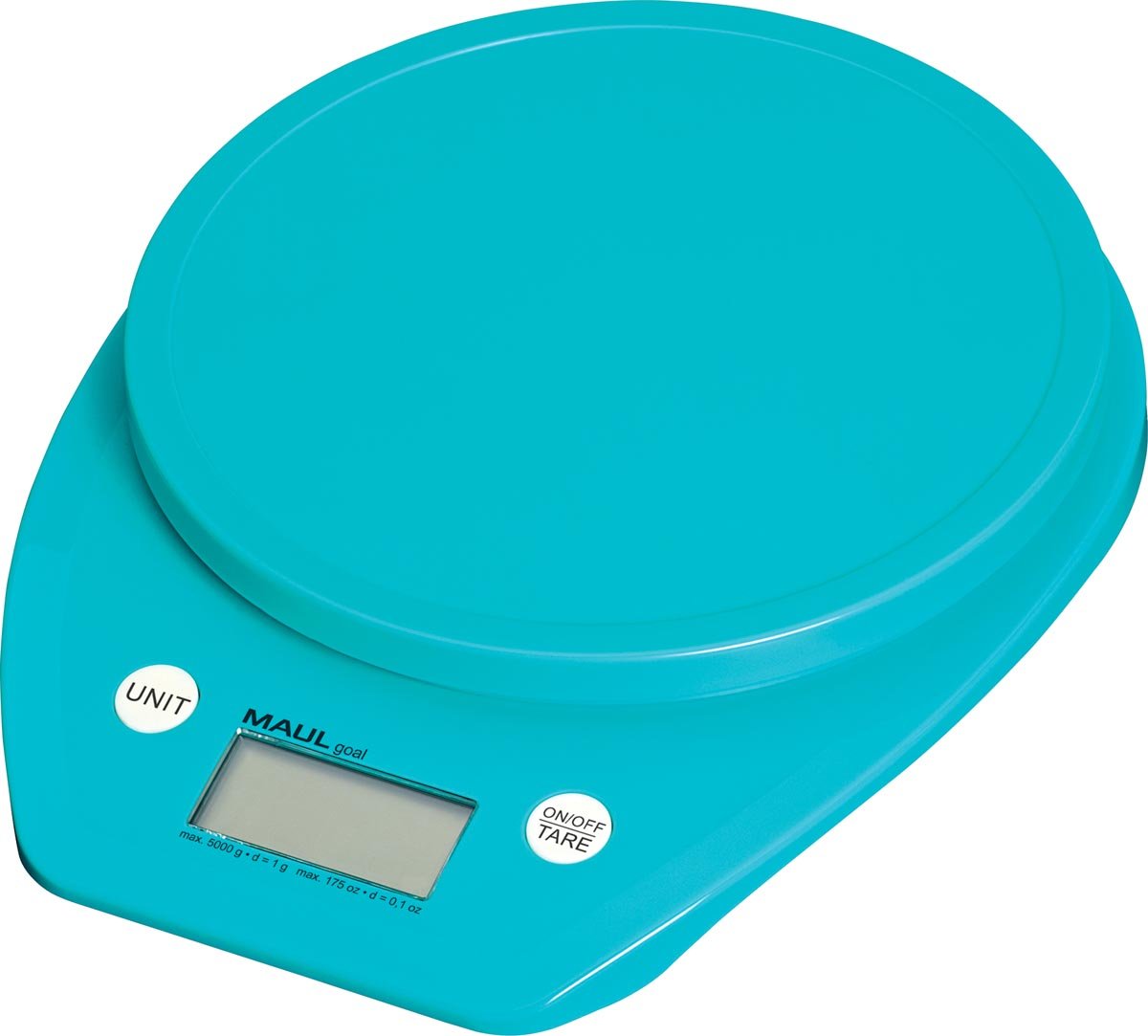 Maul Postweegschaal MAULgoal, weegt tot 5 kg, blauw