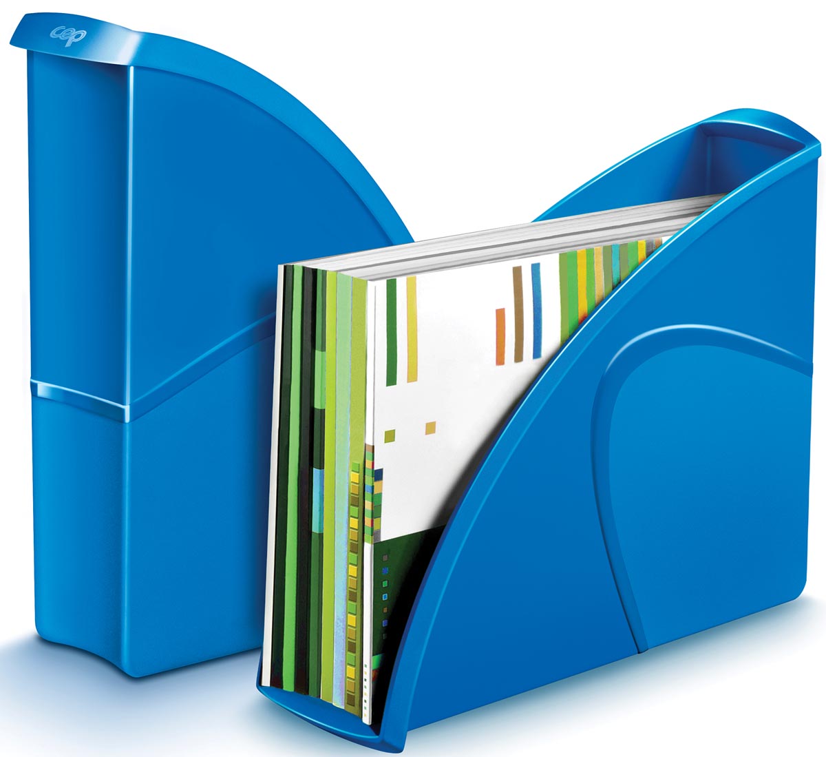 Gloss by CEP tijdschriftenhouder A4, blauw
