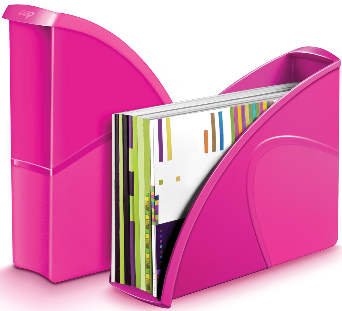 Gloss by CEP tijdschriftenhouder A4, roze