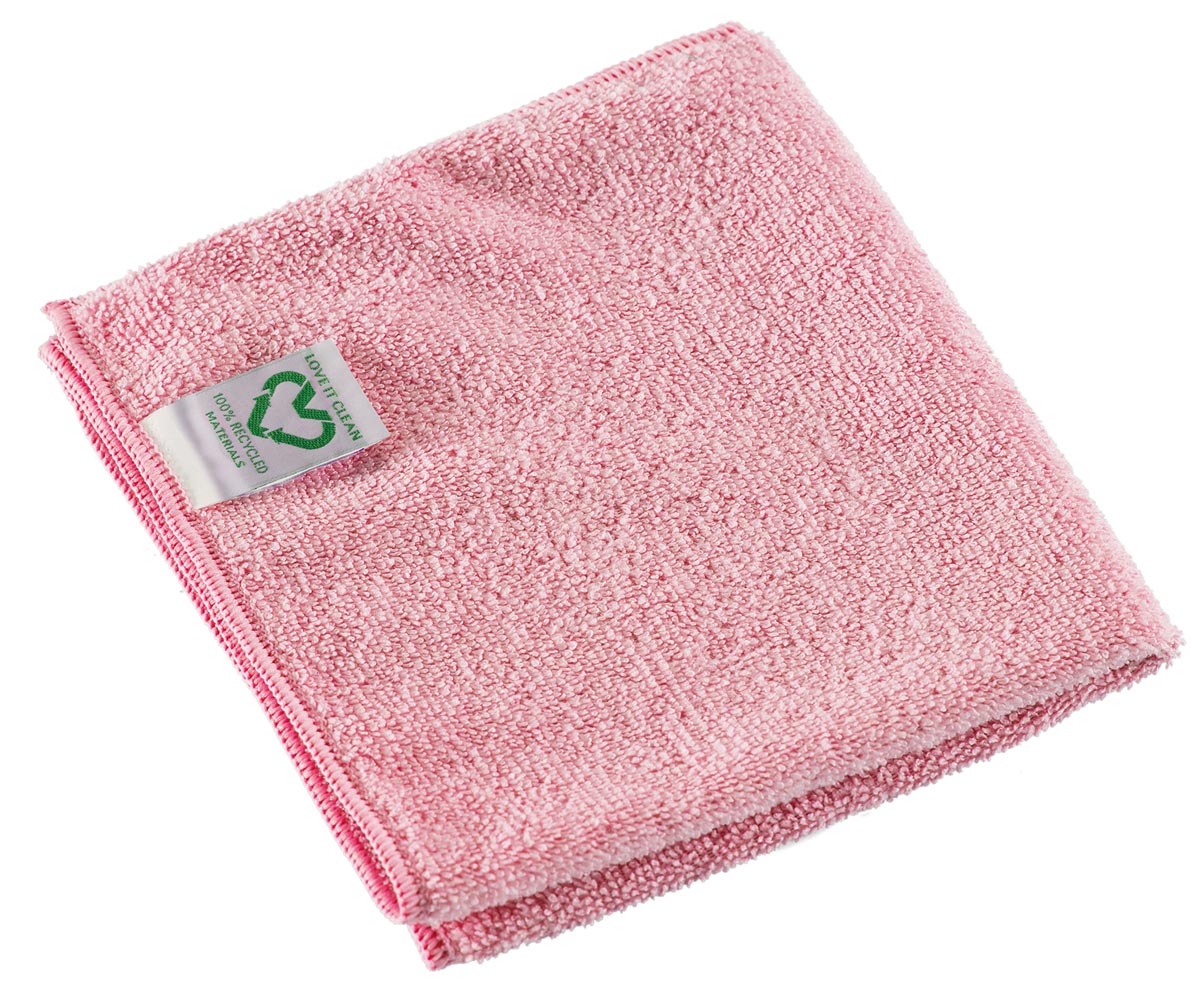 Vileda r-MicroTuff Swift reinigingsdoek, rood, pak van 5 stuks afbeelding
