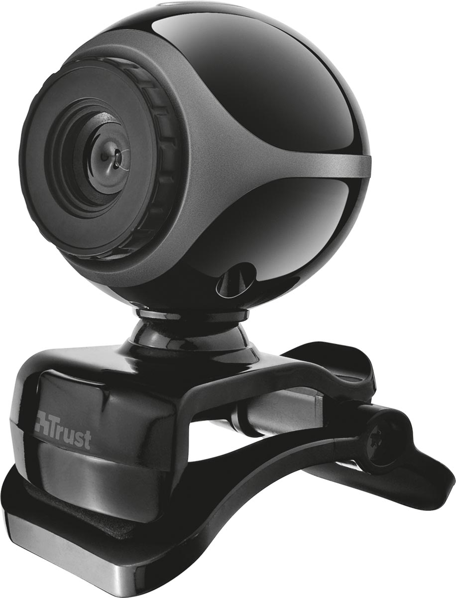 Trust Exis webcam, met ingebouwde microfoon