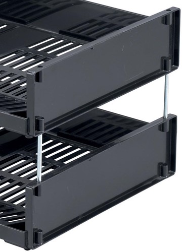 Durable brievenbakjestaafjes Optimo, pak van 4 metalen staafjes