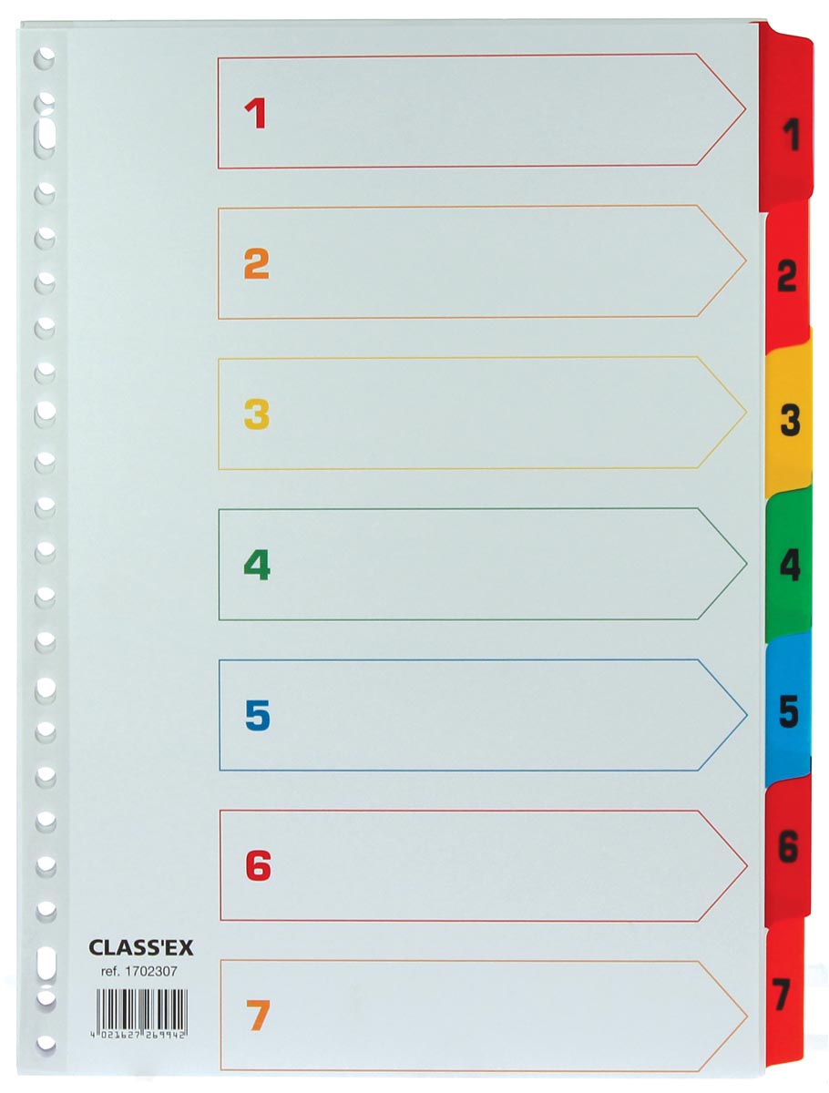 Classex Tabbladen Set 1 7 Gekleurde Tabs huismerk kopen in de aanbieding Classex Tabbladen Set 1 7 Gekleurde Tabs huismerk kopen in de aanbieding