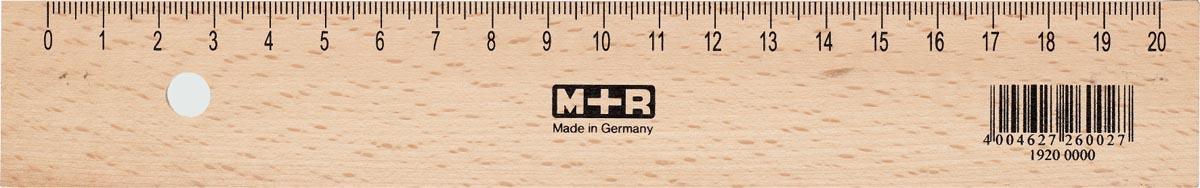 M+R lat uit hout 20 cm afbeelding