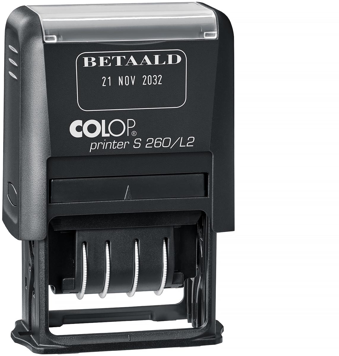 Colop tekststempel met datum Printer tekst BETAALD